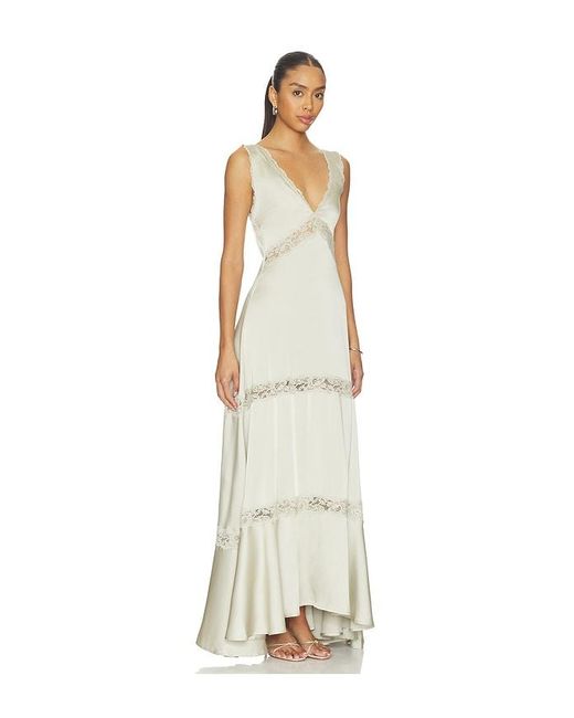 Tularosa White X Ivana Ramirez Claire Maxi Dress