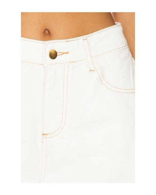 SNDY'S White Rune Denim Jeans