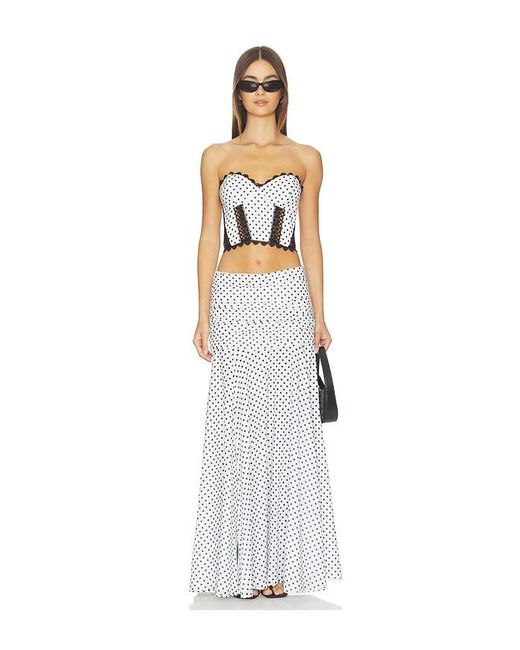 Charo Ruiz White Fiare Top