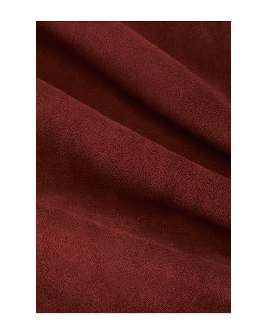 SRG Red Mona Suede Dress