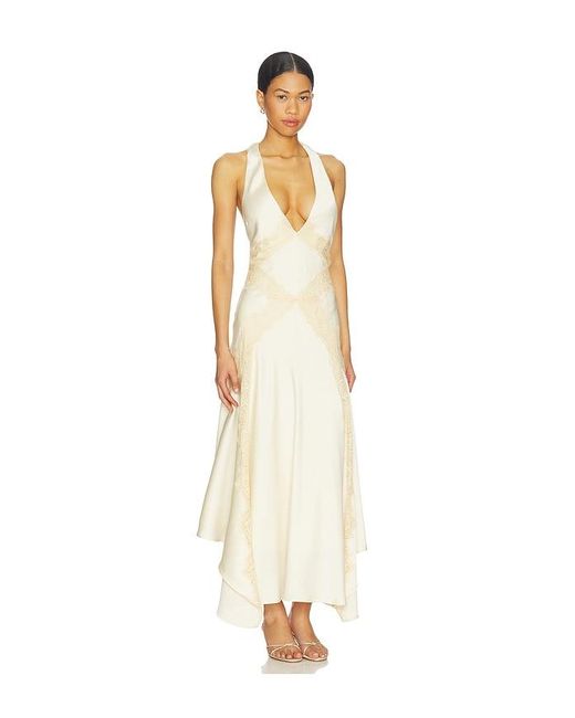 Lovers + Friends White Zari Maxi Dress