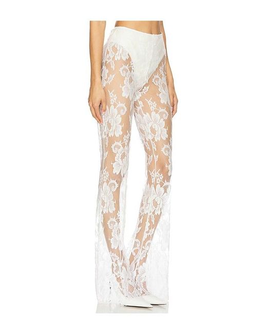 Michael Lo Sordo Solice フレアパンツ White