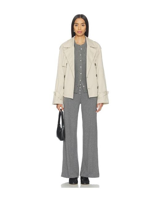DONNI. Gray The Sweater Rib Cardi