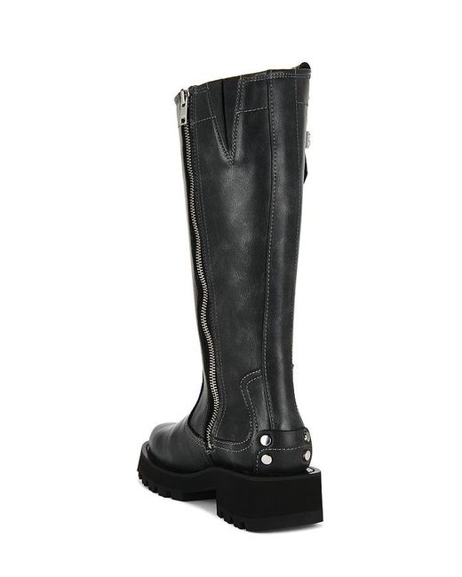 Ganni Black Boot Studs