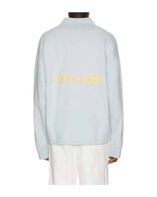 Off-White c/o Virgil Abloh White Offline Team Fleece Polo for men