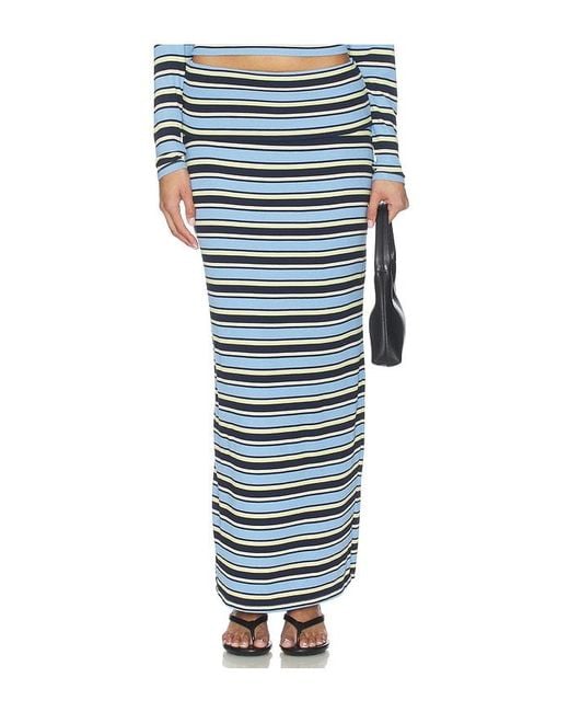 AFRM Blue Esin Skirt