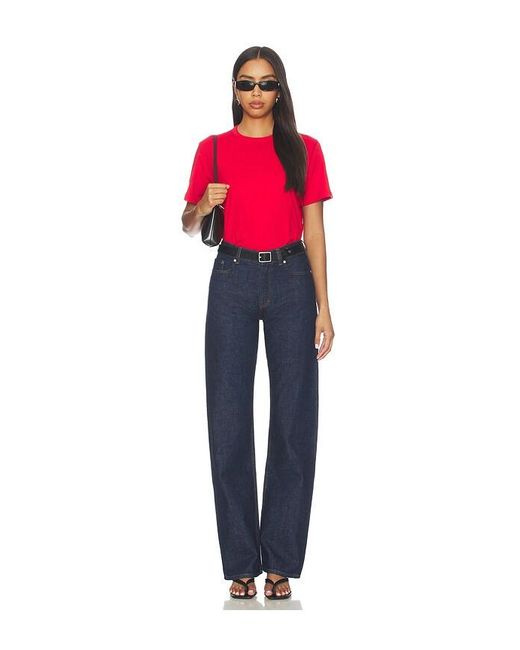 Casablanca Blue Selvedge Embroidered Laurel Jeans
