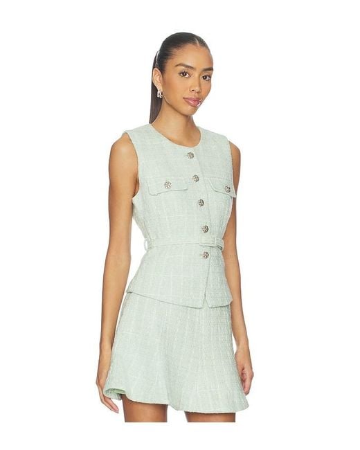 Astr White Kelson Vest