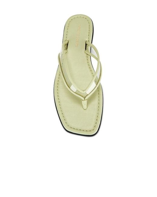 Veronica Beard White Clea Piping Sandal