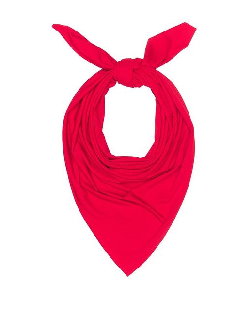 Magda Butrym Red Head Scarf