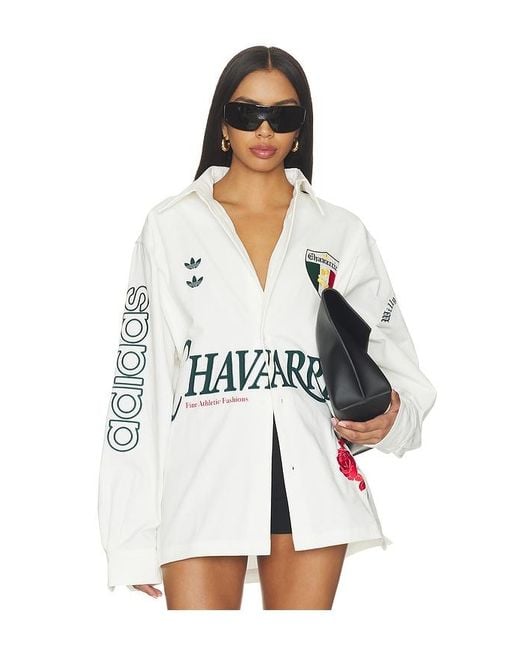 Adidas Originals White Chavarria Dress Shirt