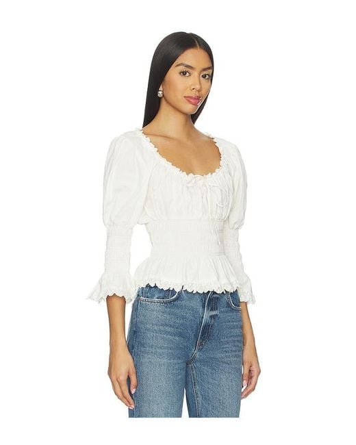 Tularosa White Presley Top