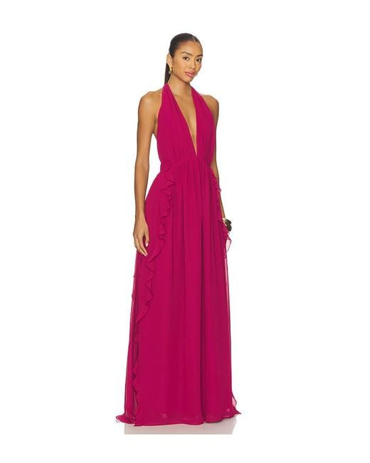 Tularosa Pink Lenora Maxi Dress