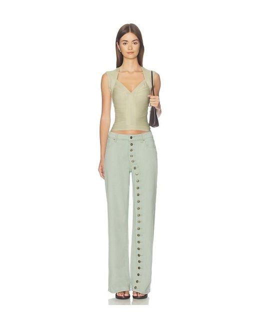 Lioness Green Penny Jeans