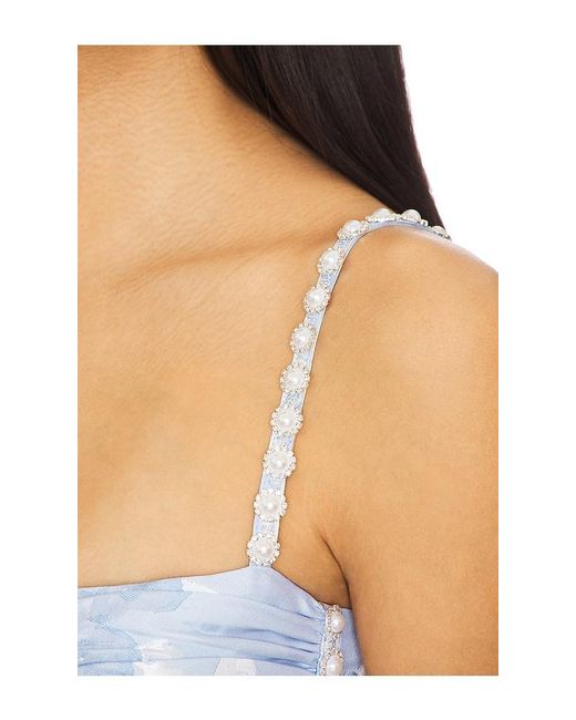 V. Chapman White Lorenza Midi Dress