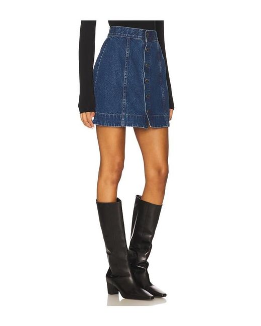 AG Jeans Blue Evie Skirt