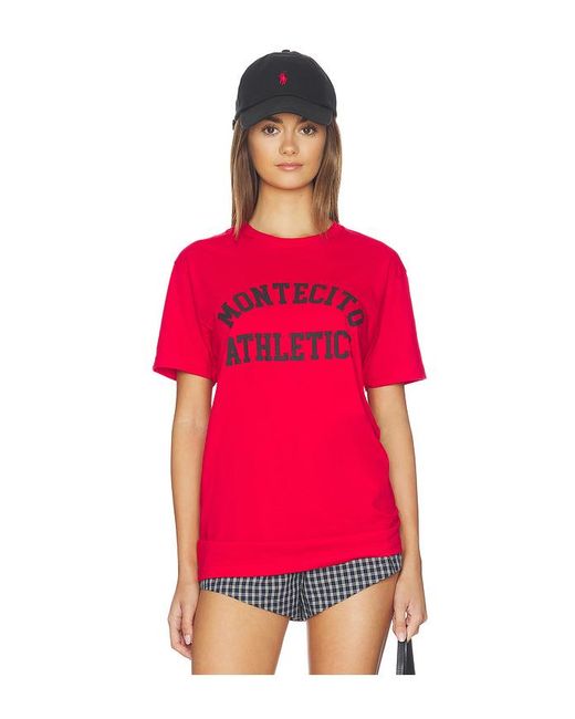 DEPARTURE Red Montecito Athletics Tee