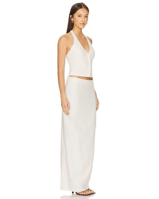 ALL THE WAYS White Zephyra Skirt Set
