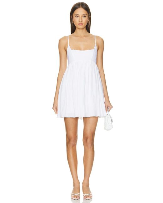 Tularosa Tracy Mini Dress White