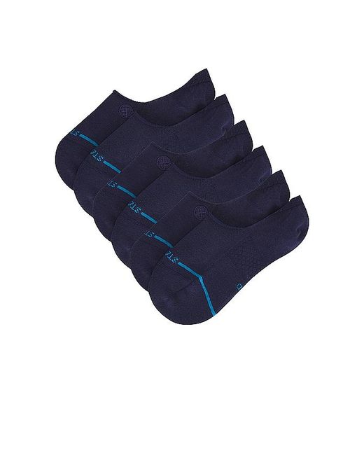 Stance Blue Icon No Show 3 Pack Socks for men