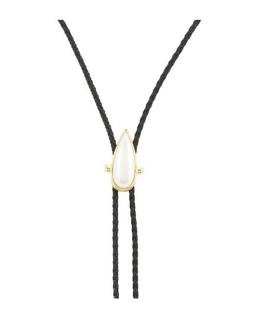 petit moments Black Madea Bolo Necklace