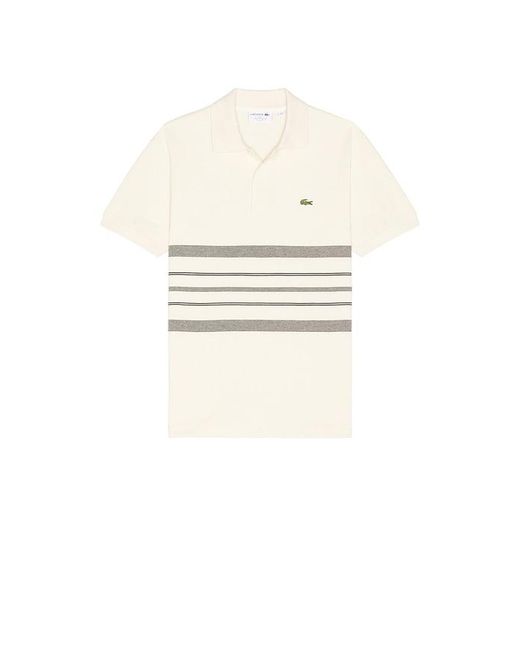 Lacoste White Polo for men