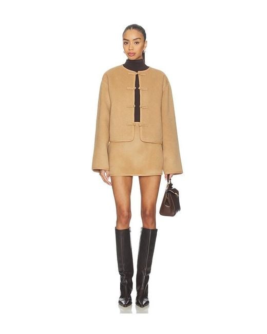 Tularosa Natural Claudette Mini Skirt