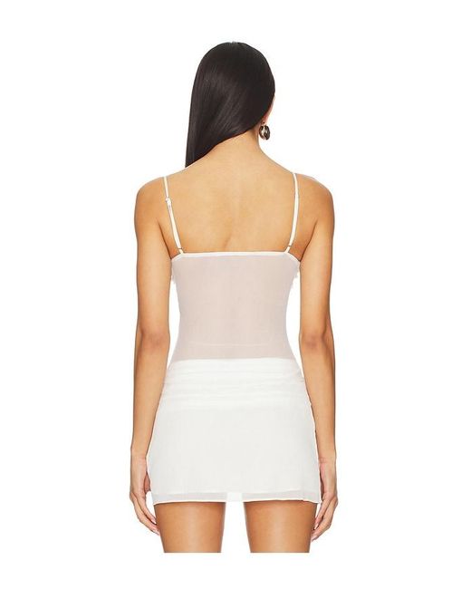 MORE TO COME White Carmine Cami Top