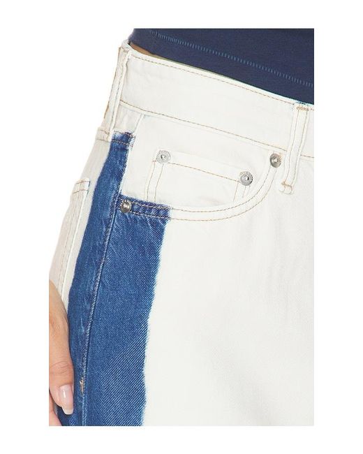 Rag & Bone White Featherweight Logan Wide Jean