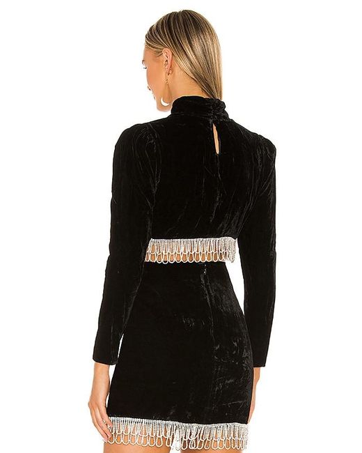 Camila Coelho Black Aliah Cropped Top