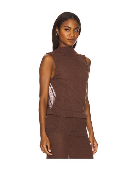 geel Brown Serra Tunic Top