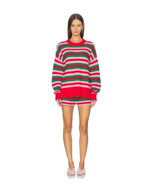 Beach Riot Red Callie Sweater