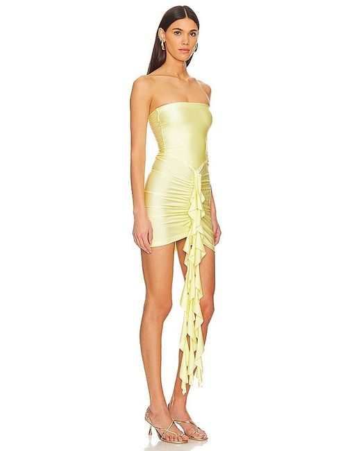 Shani Shemer Yellow Serena Mini Dress