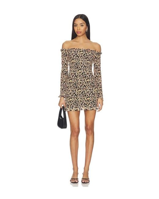 AFRM Natural Peck Dress