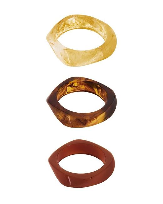 Luv Aj Orange The Formentera Bangle Set