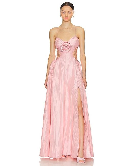 For Love & Lemons Pink Gwenyth Gown