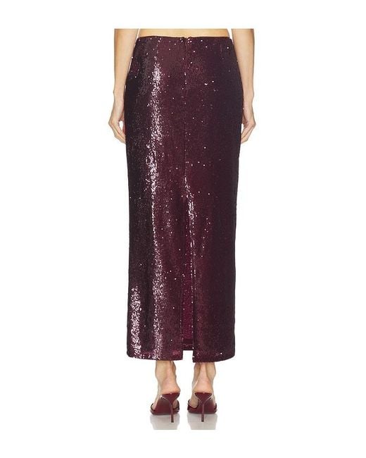 Camila Coelho Purple Noella Skirt