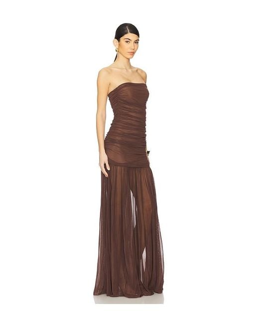 retroféte Brown Adele Dress