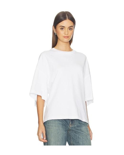 Agolde White Ellery Tee Shirt