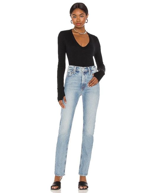 Enza Costa Black Cashmere Fitted V Neck Sweater