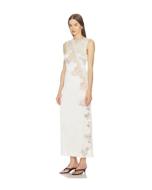 SRG White Briar Silk Maxi Dress