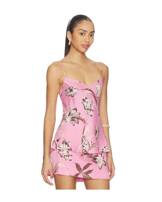 Rococo Sand Pink V-Neck Strappy Top