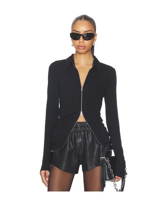Alexander Wang Blue Drape Back Shirt