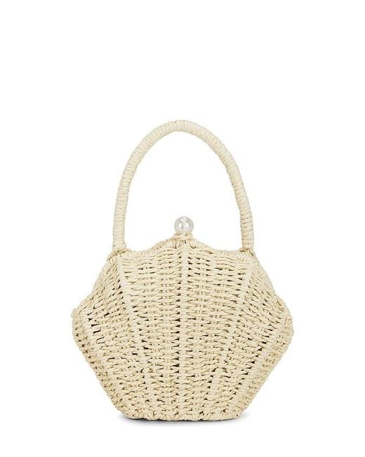 Lovers + Friends White Sandy Handbag