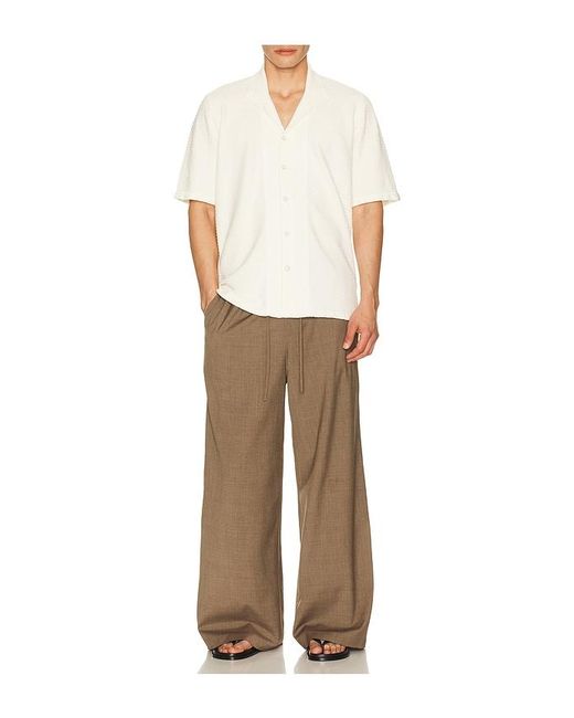 Rag & Bone White Zuma Ottoman Camp Shirt for men