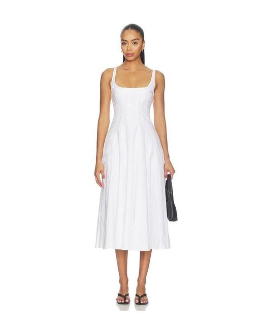 GUIZIO White Leila Tank Dress