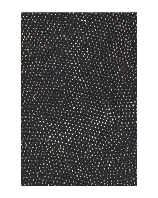 Alice + Olivia Black Harmony Embell Midi Dress With Slit
