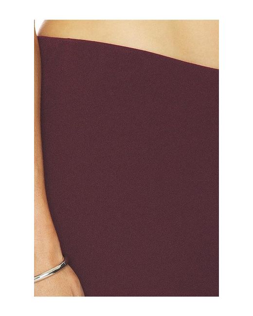 Vince Red Colette High Waist Crepe Bias Pant