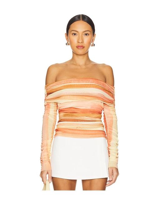 Significant Other White Mattie Long Sleeve Top