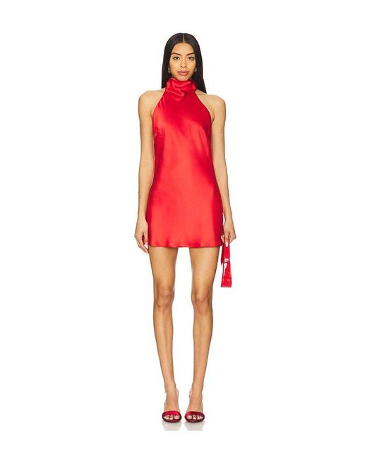 Show Me Your Mumu Red X Revolve Lisa Mini Mini Dress